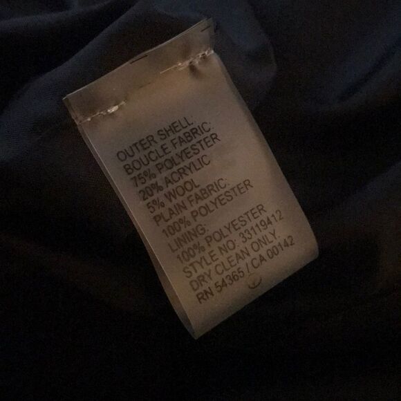 Lovely Nygard metallic weave black gray jacket 8 - Picture 8 of 8